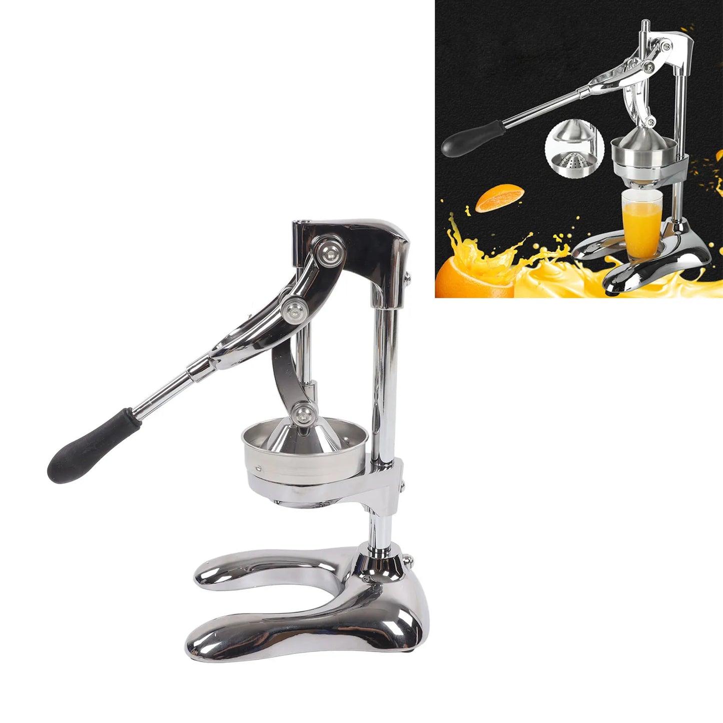Stainless Steel Manual Press Juicer