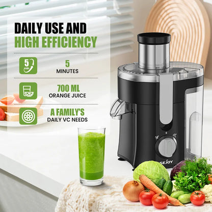Wide-Mouth 300W Centrifugal Juicer