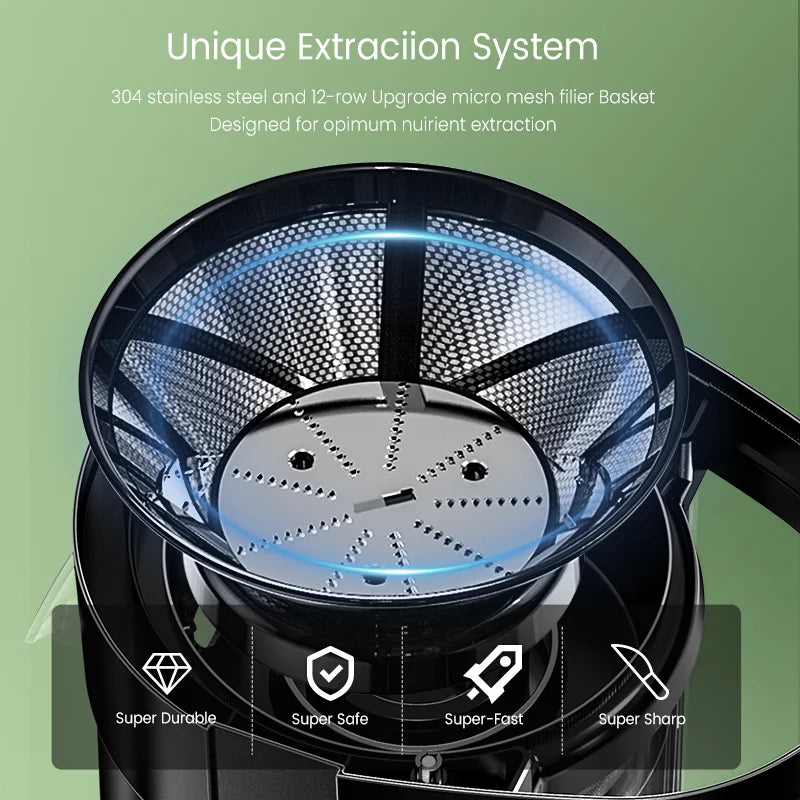 Wide-Mouth 300W Centrifugal Juicer