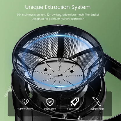 Wide-Mouth 300W Centrifugal Juicer